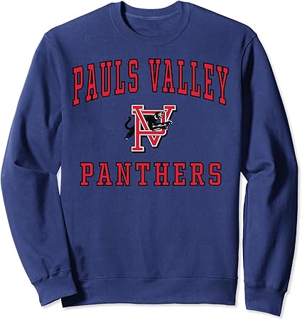 Pauls Valley High School Panthers Sweatshirt C1 Clothing